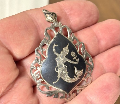 Atq rare siam sterling silver - siam,