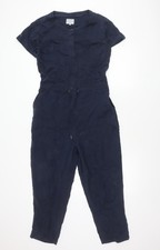 FatFace Women's Blue Cotton Jumpsuit Size 8