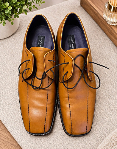 Loake fawn mens leather shoes - loake,