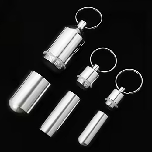 Waterproof aluminum pill box - waterproof,