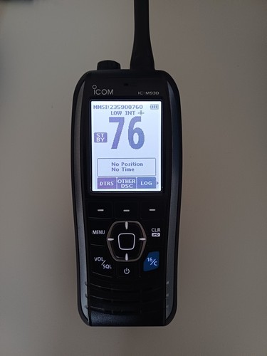 Icom vhf marine radio m93d - vhf,
