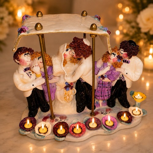 Branah layah ceramic menorah - layah,
