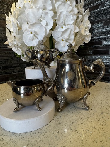 Vintage silver plated tea - plated, set