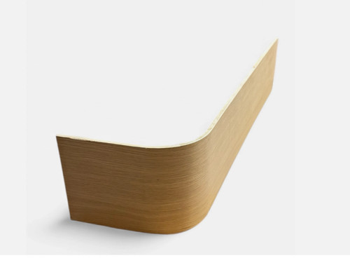 Oak faced bullnose riser - bullnose,