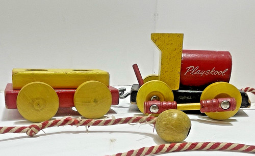 Vintage playskool wooden toy - vintage,