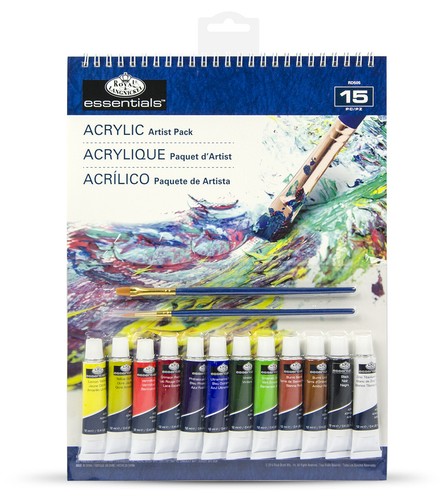 Acrylic art set spiral - set, a4