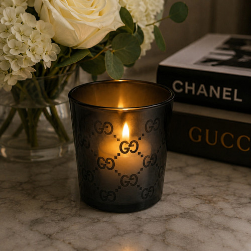 Gucci monogram glass - gg, candle