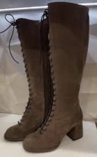 Vintage 60's Brown Lace-Up