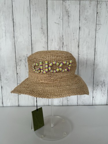 Gucci women raffia sun hat - women’s,