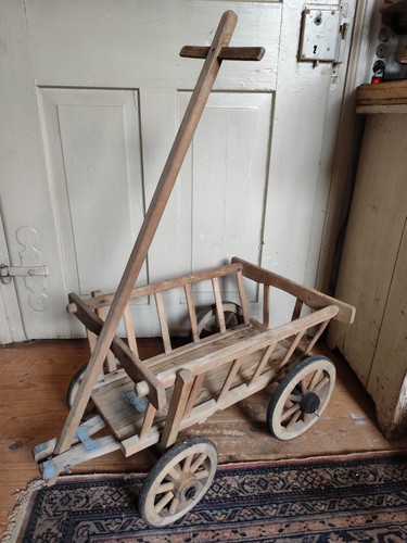 Bollerwagen garden flower cart - garden,