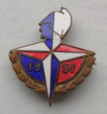 Original Festival of Britain 1951 Exhibition Enamel Souvenir Brooch Pin Badge