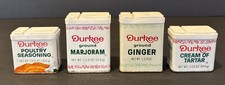 Vintage Durkee Spice Tins Lot