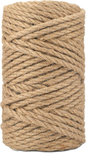 6mm jute rope 164feet strong - 6mm,