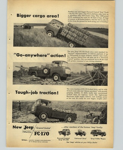 1957 paper truck - truck, jeep