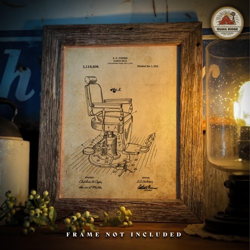 Vintage barber shop chair - barber,