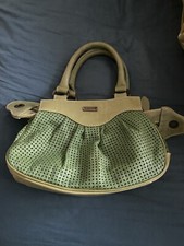 Gorgeous Caterina Lucchi Small Green Leather Bag