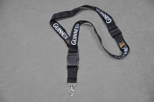Guinness clip lanyard black - clip,
