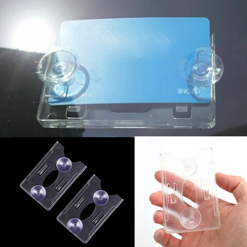 Transparent card holder for - 2x,