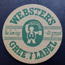 Websters Beer Mat Uk Cat No