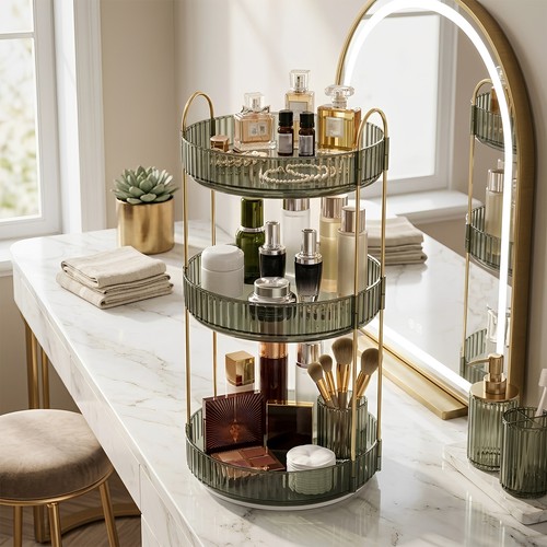 360 rotating makeup organiser - rotating,