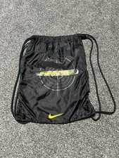 Nike Phantom Venom Football Boot Drawstring Bag Trainer Bag Black Yellow