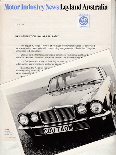 1973 jaguar xj6 series - xj6, ii