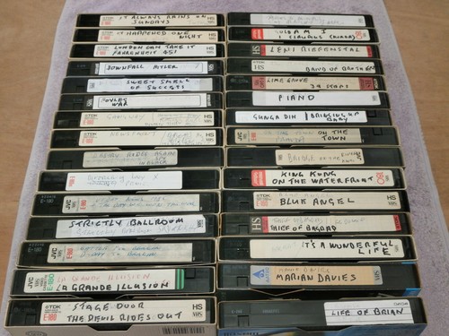 Vhs cassettes used - vhs,