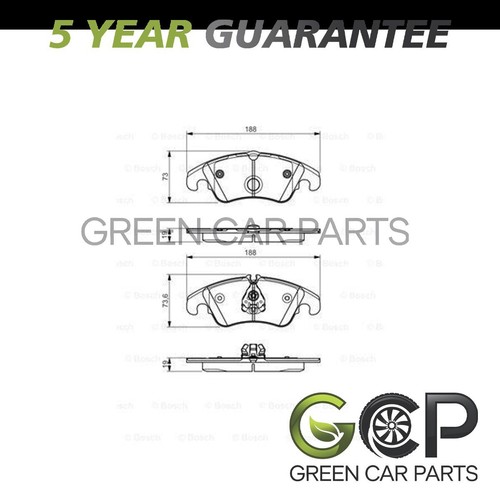 Brake pads set - gcp, fits
