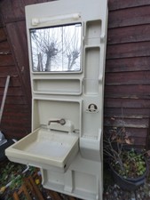 Caravan bathroom wall panel