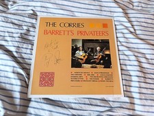 THE CORRIES "BARRETT'S PRIVATEERS" RARE LP SIGNED BY ROY AND RONNIE DARA PA 083