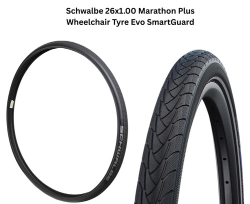 Schwalbe wheelchair tyre - 26",