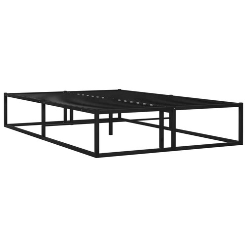 Bed frame metal slatted - frame,