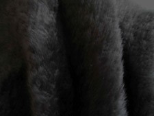 Jet Black soft short curly