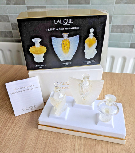 Lalique empty miniature - empty,