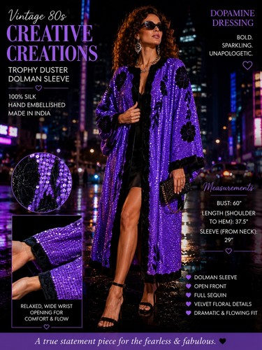 Vintage purple sequin - vintage,