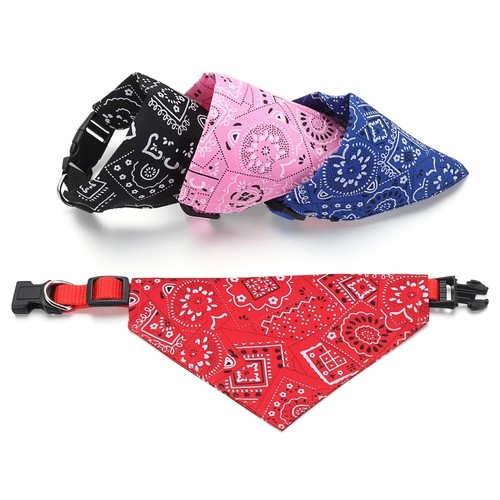 Dog bandana adjustable pet - bandana,