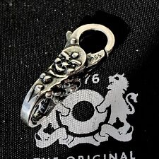 Trollbeads silver 925 lock clasp closure Italian faces retired rare