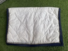 Genuine White Polypad With Navy And Gold Binding Full Size