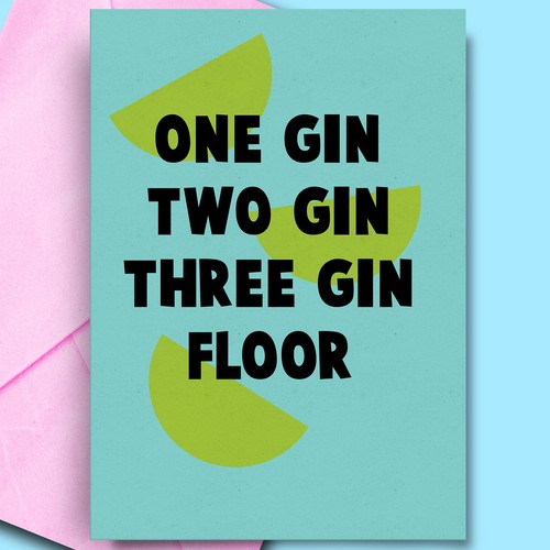 One gin two - gin, unusual