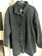 Nasty Gal UK 22 Denim Black