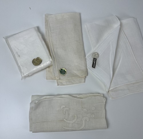 Vintage lot handkerchiefs - vintage, 4