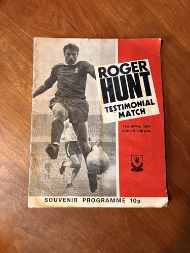 Roger hunt testimonial match - hunt,