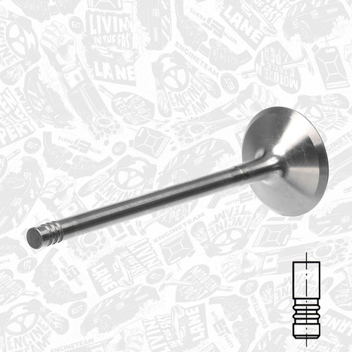Intake valve opel - valve, vauxhall