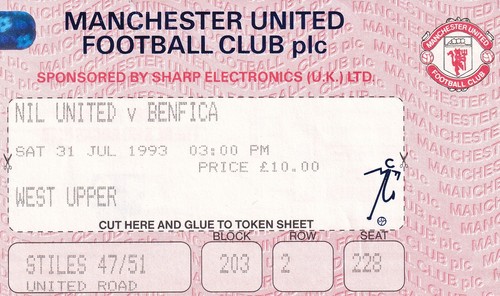 Ticket manchester united v - manchester,