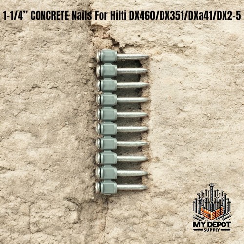 500 concrete nails - nails, 1-1/4’’