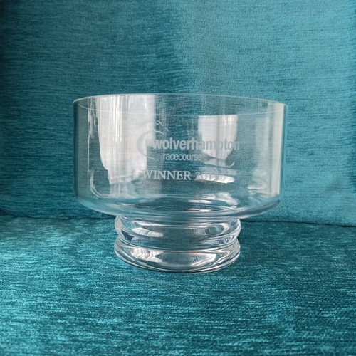 Vintage large footed glass - footed,