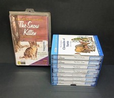 Two Children's Cassette Tape Audiobooks Narnia & Snow Kitten CG N25