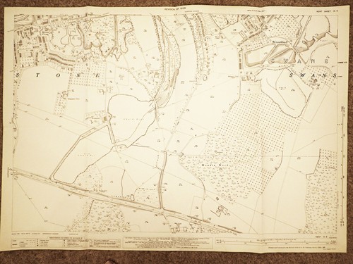 Kent old map plan - plan, history