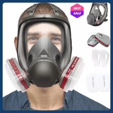 6800 Reusable Respirator Mask Anti-Dust Gas Mask for Spray Painting Sanding Dust