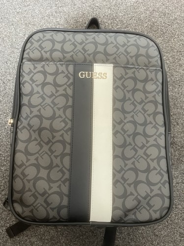 Guess grey logo print - print, daypack